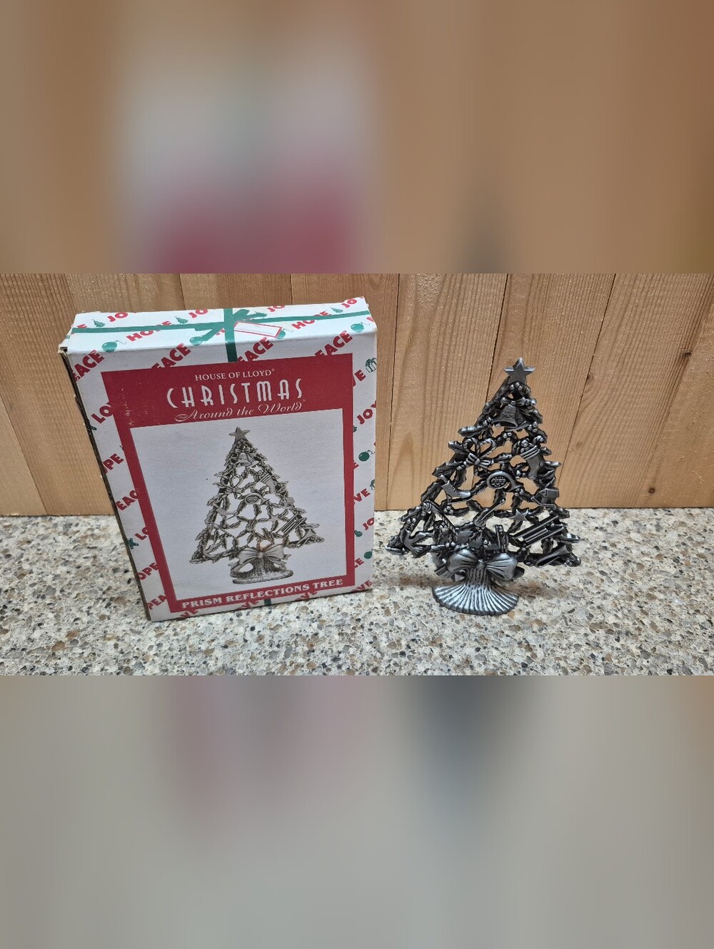 Vintage House of Lloyd Christmas Around the World Prism Reflections Tree Votive